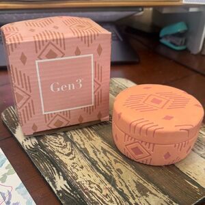 NEW! Gen3 Coral Decorative Aztec Southwestern  Trinket Box